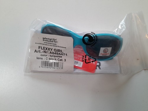 ALPINA Junior Glasses Flexxy Girl Blue Kids Sunglasses Ceramic Lens Cycling NEW - Picture 6 of 7