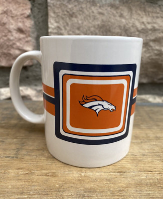 Denver Broncos Football Team White Ceramic Coffee Tea Mug
