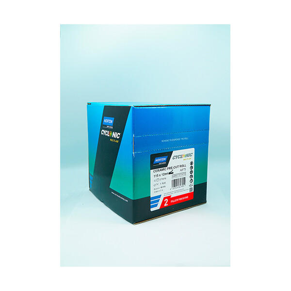 Rotolo Norton A975 Cyclonic Rosso - Tecnologia Abrasiva d'Avanguardia