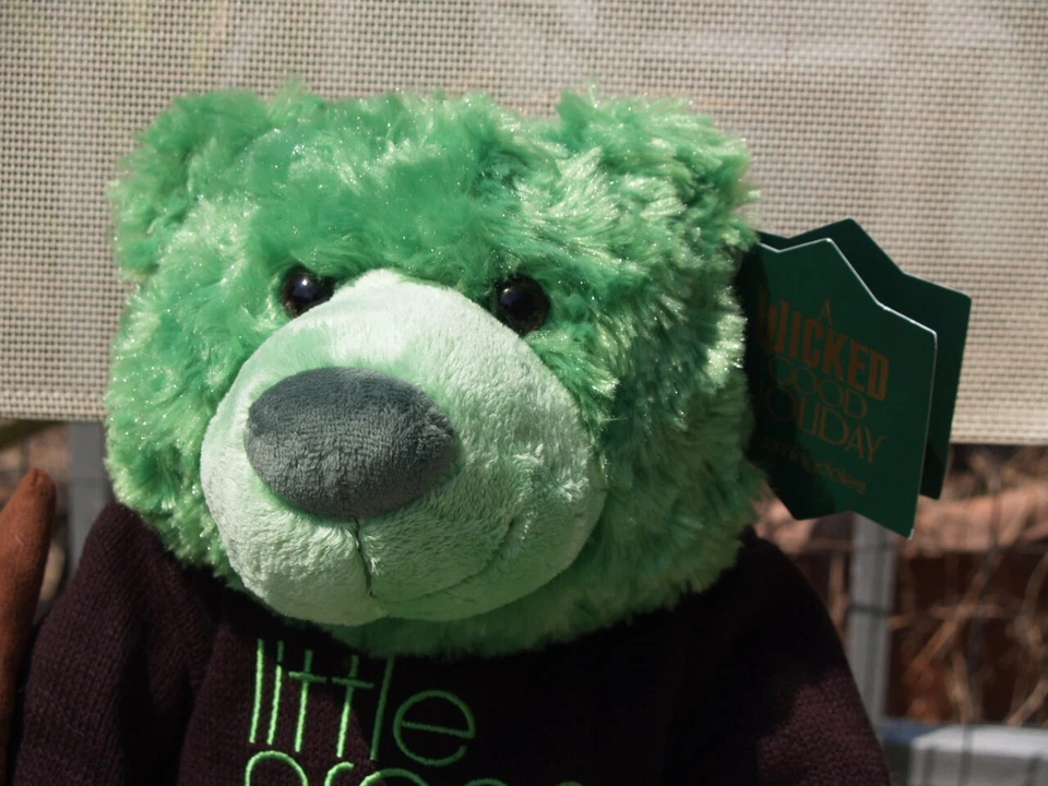 RARE GUND- BLOOMINDALES -13" WICKED -WIZARD OF OZ -ELPHABA LITTLE GREEN BEAR-NWT - Image 2 of 4