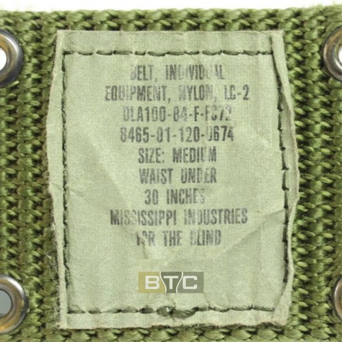 US Army ALICE Equipment Combat Belt Genuine US Issue EBay