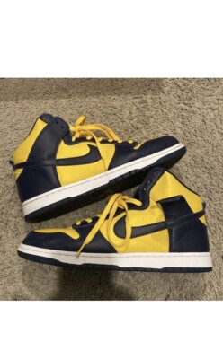 Size 13 - Nike Dunk High SP Retro Michigan 2020