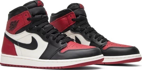 Air Jordan 1 Retro High OG 'Bred Toe' Men's Size 9.5 555088