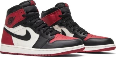 シューズ(男性用) AIR JORDAN 1 RETRO HIGH OG BRED TOE 28cm Air Jordan 1 Retro High OG 'Bred Toe' Men's Size 9.5 555088