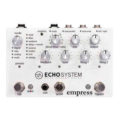 Empress Effects Echosystem Dual Engine Delay Guitar Effect Pedal