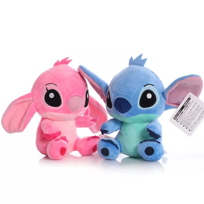 20cm Disney Lilo & Stitch Couple Models Cartoon Stuffed Plush