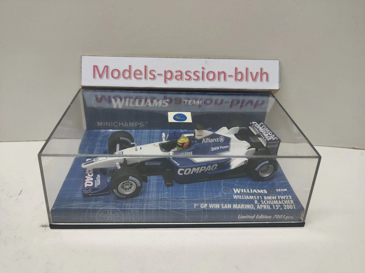 Miniature BMW Williams FW22 De Ralf Schumacher, 2e Saison, Minichamps