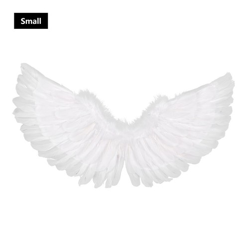 Angel Feather Wings Cosplay Christmas Fairy Fancy Dress Costume Event Kid Adults - Picture 2 of 33