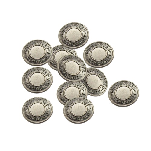 14/17mm Denim Replacement Jeans Buttons with Pins for Jacket Coats Handbags - Picture 36 of 39