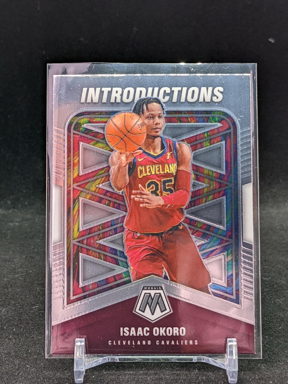 2020 Panini Mosaic Isaac Okoro Introductions