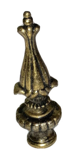 Vintage Tiffany Style Bronze Lamp Finial 3.5”T PO - Picture 1 of 8