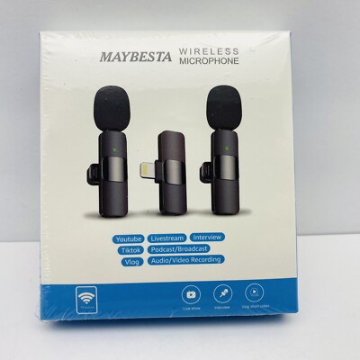 MAYBESTA Professional Wireless Lavalier Lapel Microphone for iPhone, iPad NEW!!!