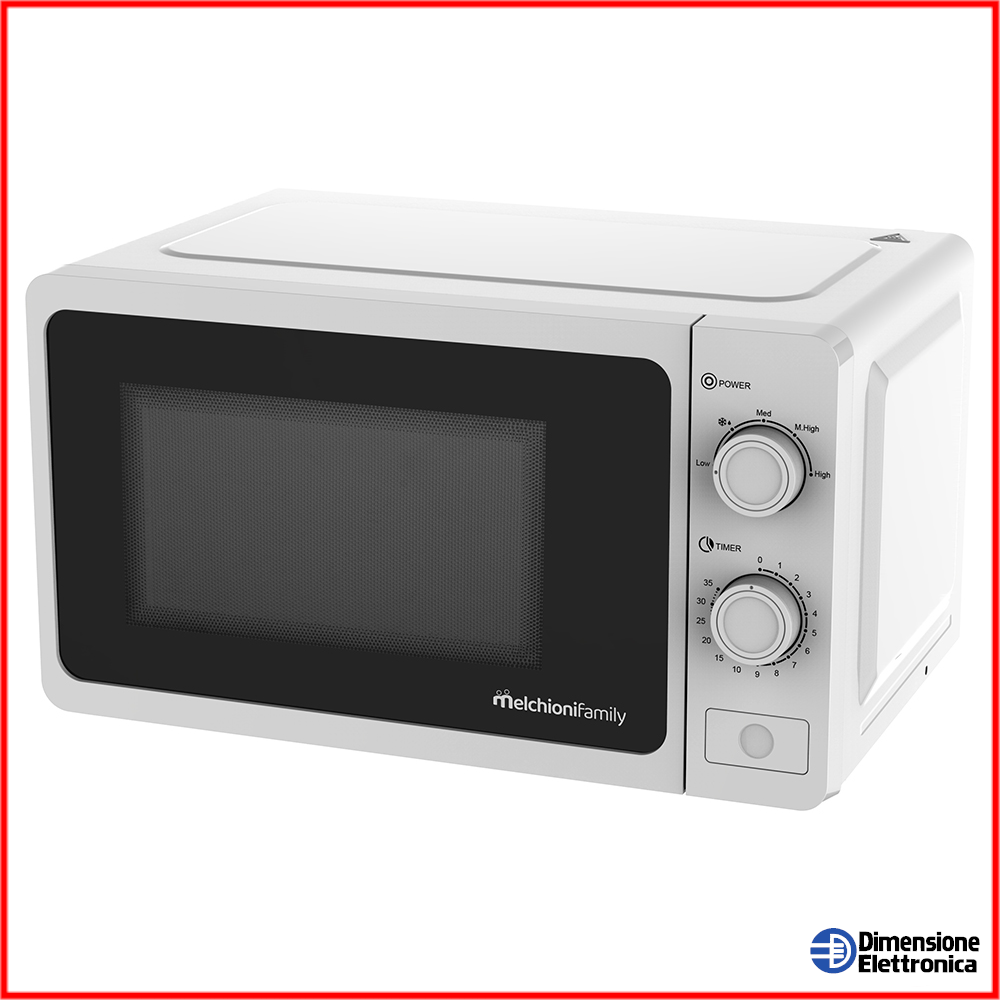 Forno a Microonde con Grill 20 Litri Combinato Melchioni Family ONDA Timer 800w