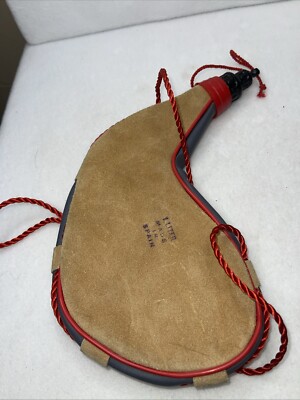 Vintage Spanish Brown Leather Bota Bag Water Wine Pouch Canteen Skier From Spain