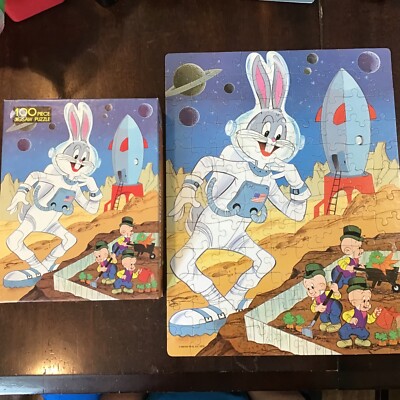 Puzzle Looney Tunes 35 Pièces - La Sieste De Titi Et Grosminet - MB Milton Bradley 1988