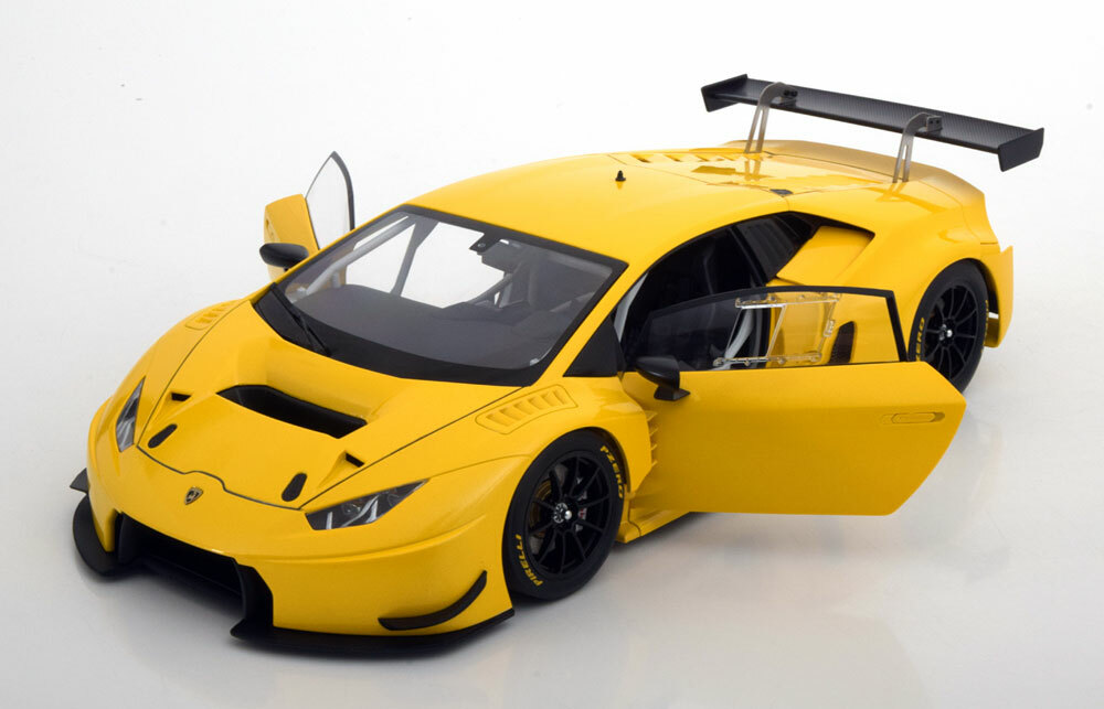 Lamborghini Huracán GT3 jaune Autoart 81528 réplique 1:18 aux ouvrants réalistes