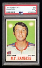 1970 O-Pee-Chee #67 Brad Park Rookie Card PSA 9 MINT Centered.