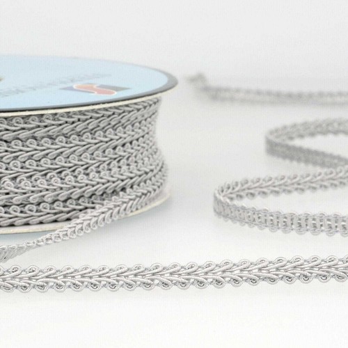 6mm Double Scroll Gimp Braid Trim Dress Costume 38 Colours BUY 1 2 Or 4m 612D - Picture 21 of 49