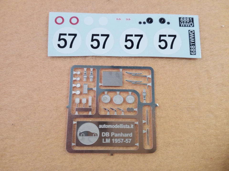 1-43 DB Panhard HBR5 coach Le Mans '57 #57 resin metal kit Automodellista.it - Immagine 2 di 4