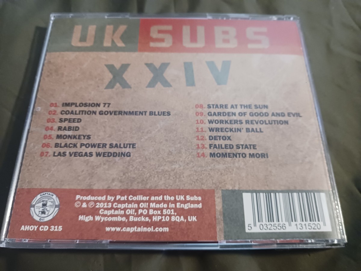 XXIV by Uk Subs (CD, 2015) **MINT** 5032556131520| eBay