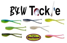 Bobby Garland Crappie Baits~Slab Dockt'R~7 Colors~12pk~2.5in~FREE Shipping