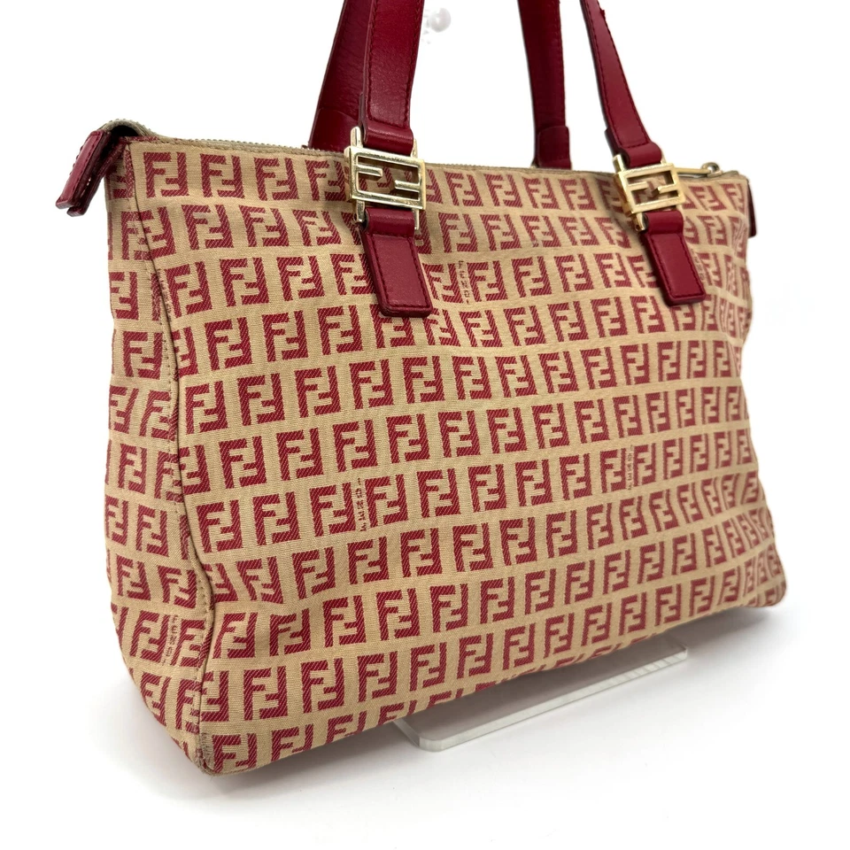 FENDI Hand Bag Zucchino Pink Authentic - Image 3 of 4