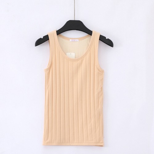 Women Tank Top Thermal Underwear Vest Ladies Fleece Lined Warm Undershirt Shirt - Picture 19 of 20