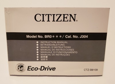 citizen eco drive watch setup