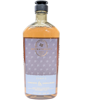 *Discontinued* Bath and Body Works COZY: CINNAMON & SANDALWOOD Shower Gel wash