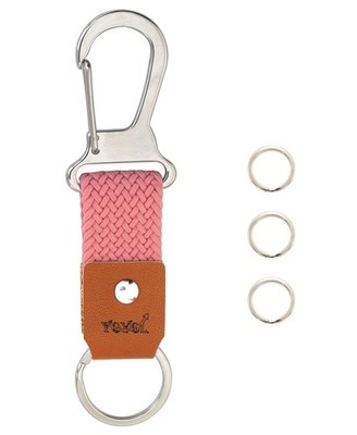 Stainless Steel Keychain, Short Belt Loop Key Clip, Durable Key Organizer for...