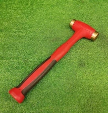Snap-on HBBT16 16oz Soft Grip Bronze Tip Hammer Dead Blow Brass