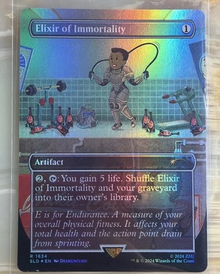 Elixir of Immortality - Fallout: Secret Lair Drop 1634 Rainbow Foil MTG NM