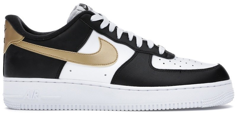 Nike Air Force 1 '07 Black Gold for Sale - Authenticity Guaranteed