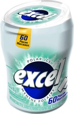 Excel Sugar-Free Gum, Polar Ice, 60pc, 83g/3 oz
