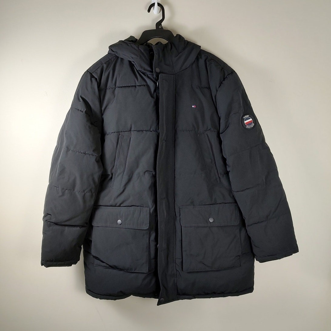 Tommy Hilfiger heavy puffer like down coat windbreaker mens XL