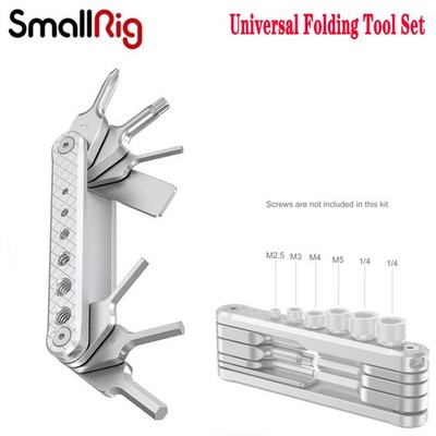 SmallRig 7-In-1 Multi-Tool Kit Folding Tool Set with Screwdrivers & Wrenches