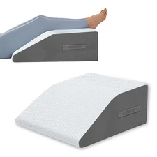 8 Inch Leg Elevation Pillow Leg Rest Wedge Pillow for Sleeping Reading Relaxing