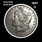 1897 O MORGAN DOLLAR AU