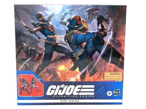 Hasbro G.IJoe Classified Series Cobra Blue Ninjas 2-Pack #51 Boxed 6 Inch