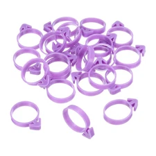 24pcs Pastry Bag Ties Icing Bag Ties Silicone Decoration Piping Bag Clips