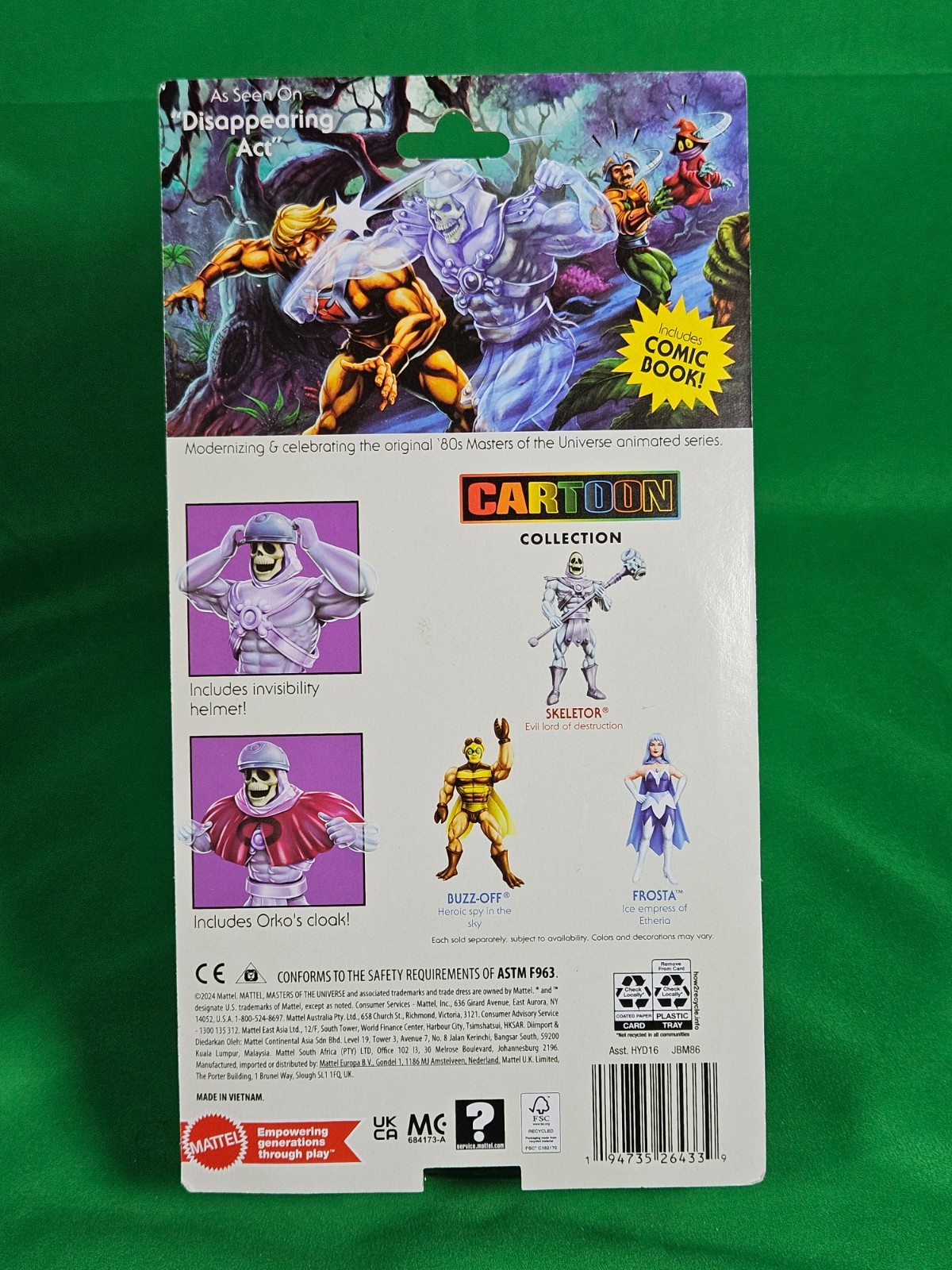 Mattel Masters of the Universe Origins Invisible Skeletor Cartoon ...