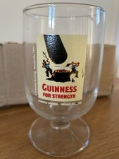 1996 MY GOODNESS MY GUINNESS HALF PINT STEMMED GLASS ORIGINAL IN ITS BOX