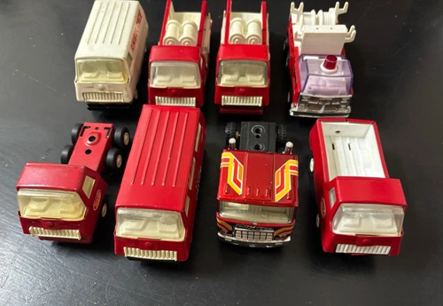 Vintage Tonka Trucks Lot of 8/Tonka firetrucks, emergency vehicles, trucks