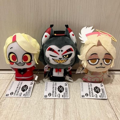 Hazbin Hotel Season 2 Plush Set of 3 Charlie Husk Abel Banpresto Prize New