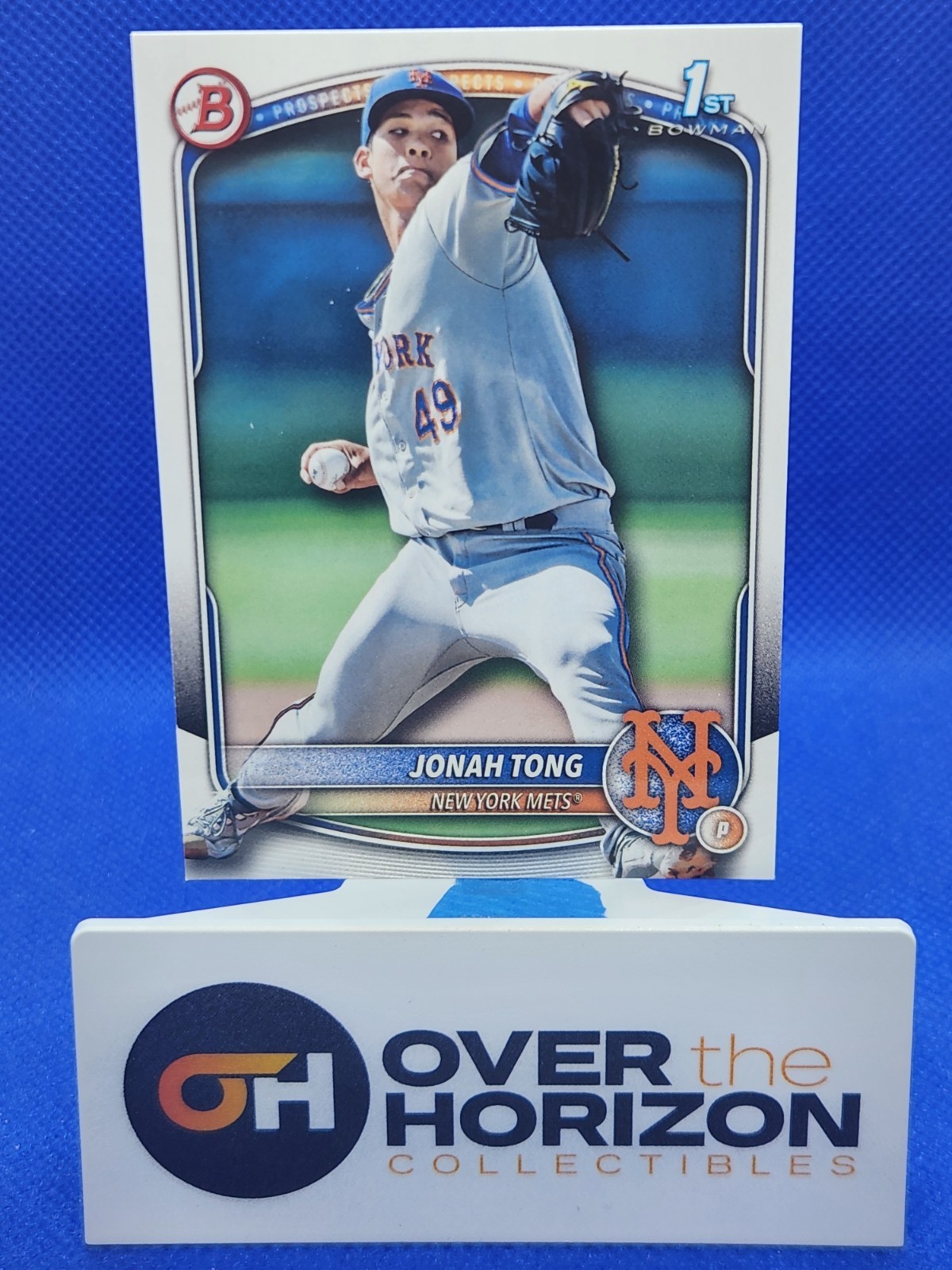 Jonah Tong 1st Bowman Rookie Card 2025 BP-105 New York Mets Prospect