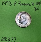 1973-P Roosevelt Dime 10c Choice BU Uncirculated Purple Toning