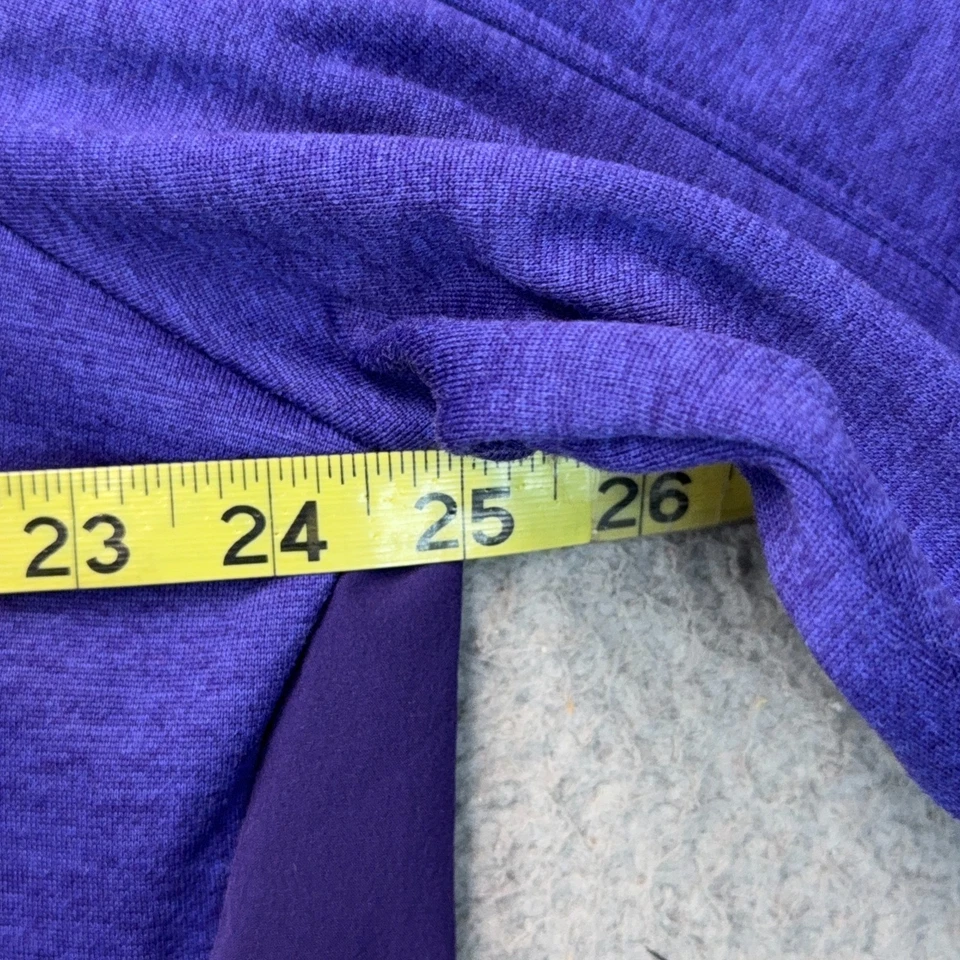 Northwestern Wildcats 1/4 Zip Pullover Mens XL Purple Team Issue Coldgear NCAA - Image 3 of 4