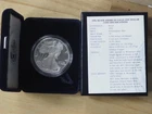 1996-P $1 AMERICAN SILVER PROOF EAGLE w/OGP & COA - FREE SHIPPING!