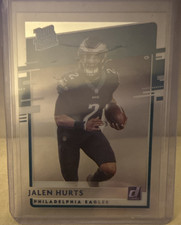 Panini 2020 Chronicles Jalen Hurts Clearly Donruss Rated Rookie #RR-JAH Eagles