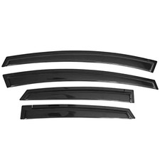 Window Visors Compatible with 2010-2015 Toyota Prius, Dark Smoke Car Rain Sun